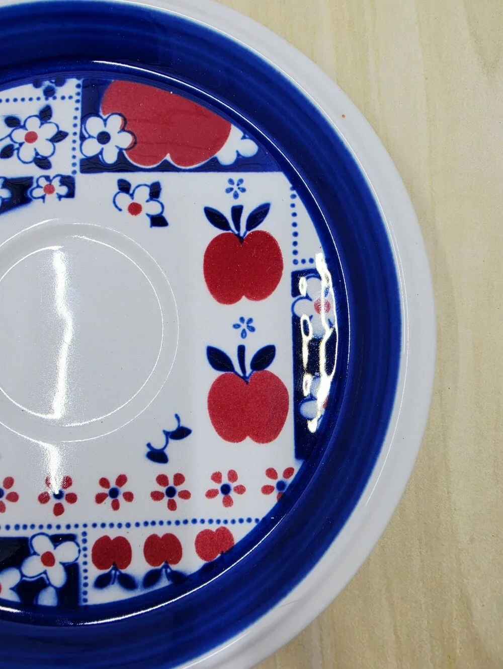 Mikasa Macintosh Pattern Saucer Calico Collection Ceramic Japan